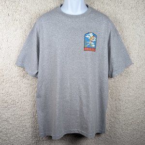 LLX* Men's Short Sleeve Crew Neck Straight‎ Hem Diver Print Tee Shirt~ Size XL